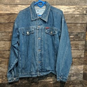 Mens Columbia denim jacket